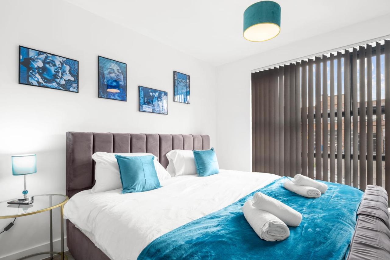 Ebra Stays - Choice Of 2 Or 3 Individual Beds - Luxury New Build Apartment ✪ City Centre, Digbeth ✓ Smart Tv'S & Large Corner Sofa - 伯明翰 外观 照片