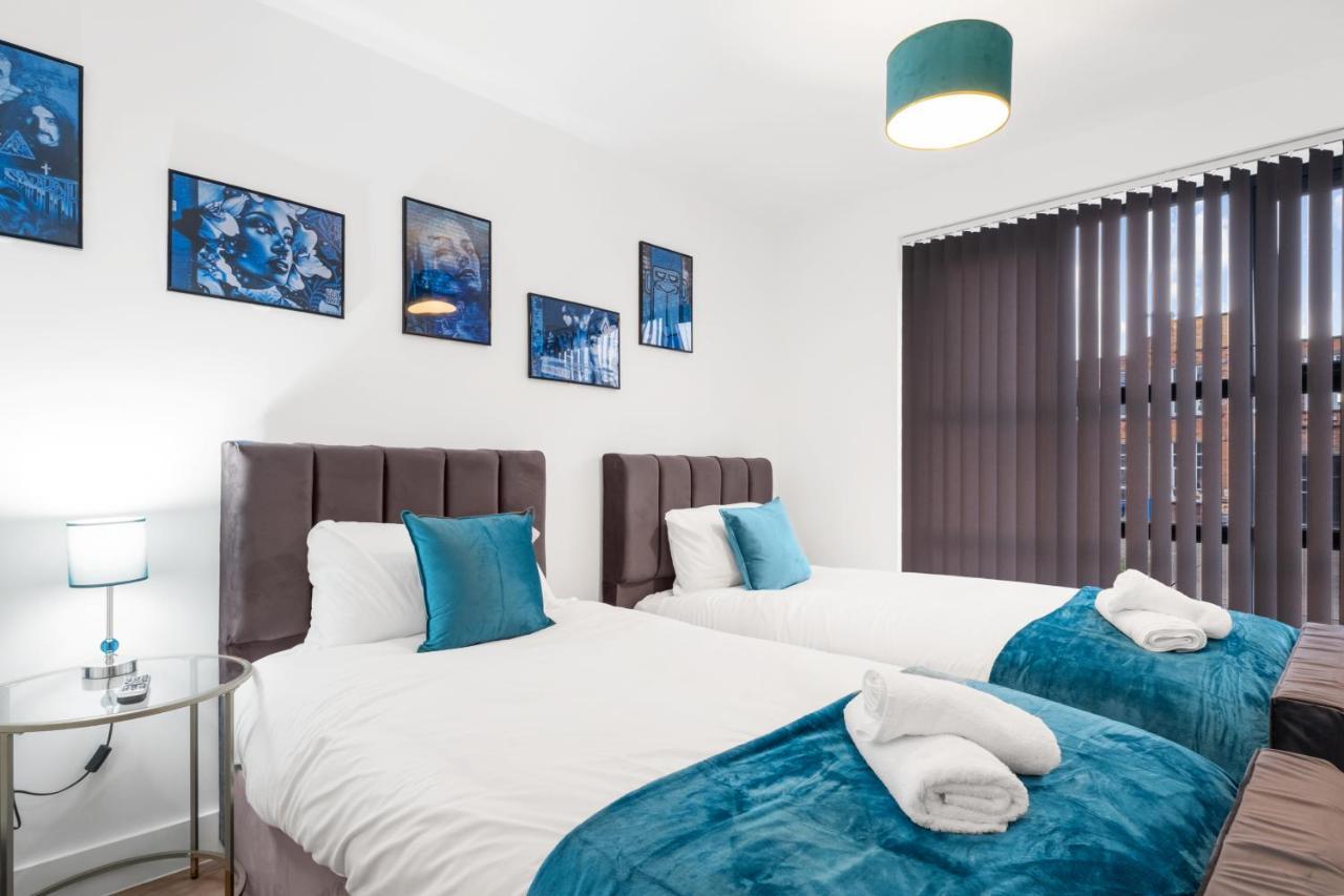 Ebra Stays - Choice Of 2 Or 3 Individual Beds - Luxury New Build Apartment ✪ City Centre, Digbeth ✓ Smart Tv'S & Large Corner Sofa - 伯明翰 外观 照片